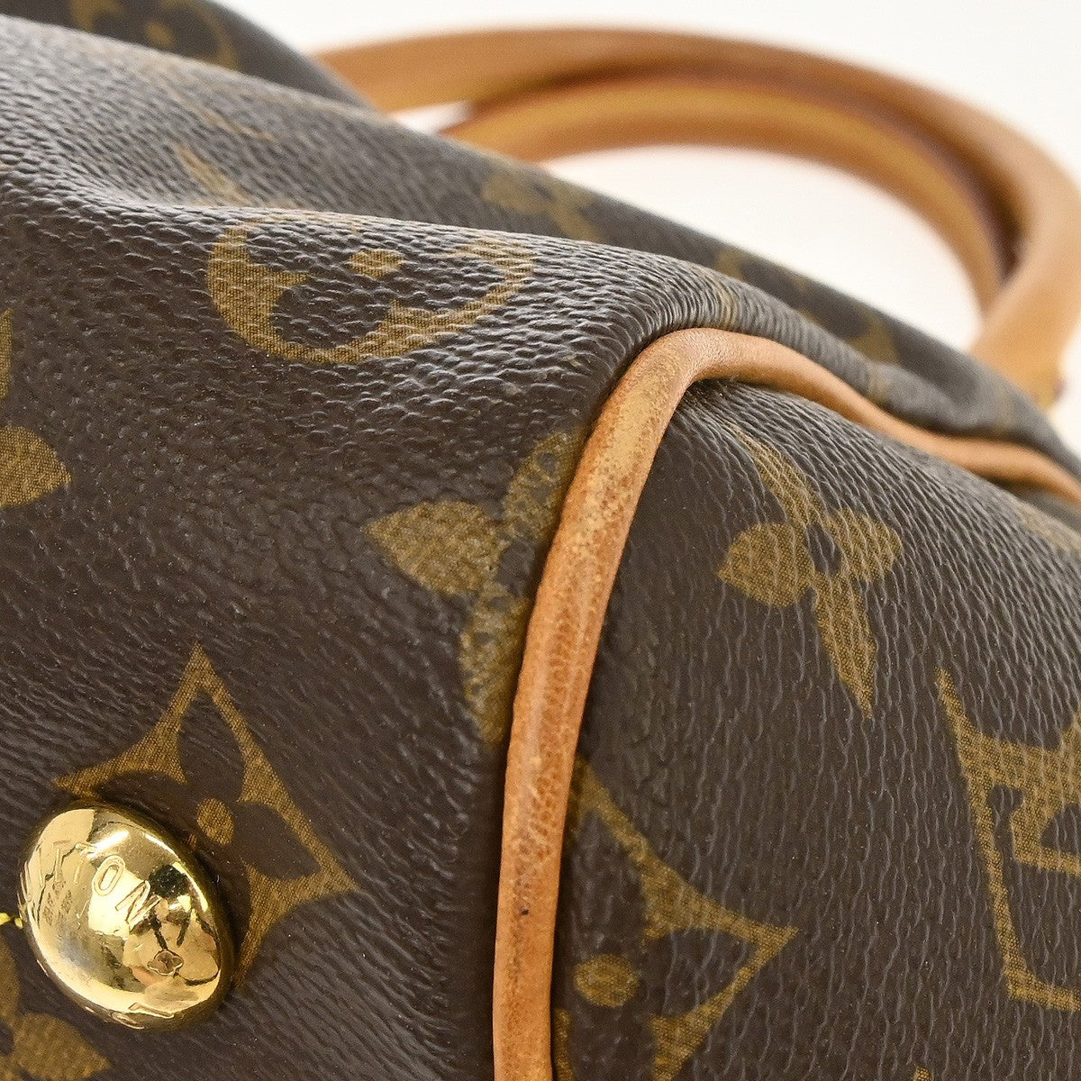 Louis Vuitton Tivoli Monogram Canvas, Brown, Canvas, Handbag