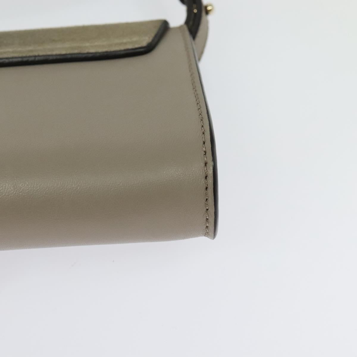 Chloe Faye Leather and Suede, Beige, Leather, Shoulder Bag