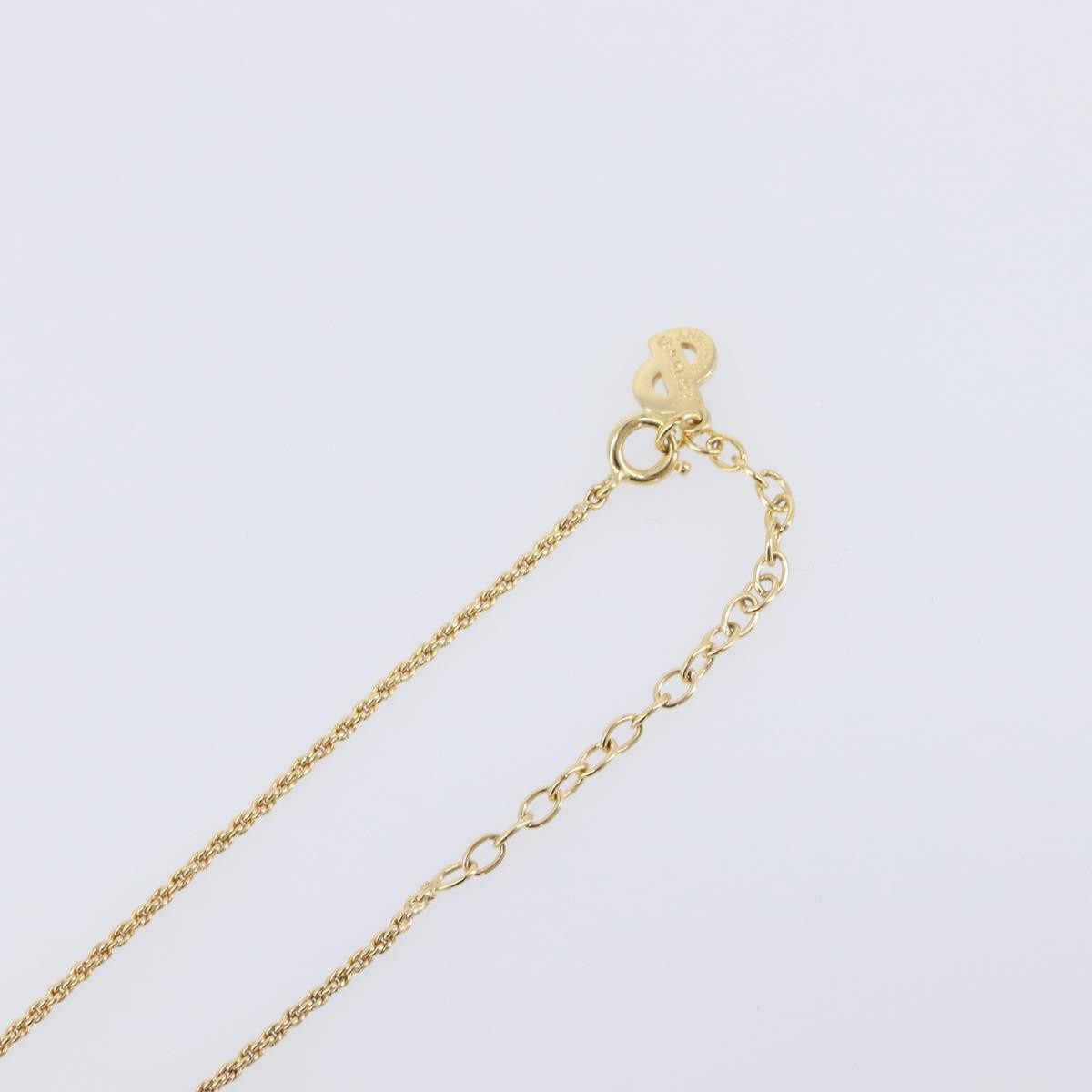 Christian Dior Vintage CD Heart Pendant Metal, Gold, Metal, Necklace