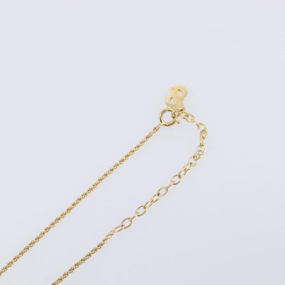 Christian Dior Vintage CD Heart Pendant Metal, Gold, Metal, Necklace