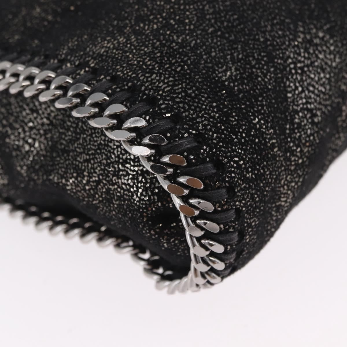 Stella McCartney Falabella Faux Leather, Black, Polyester, Tote Bag
