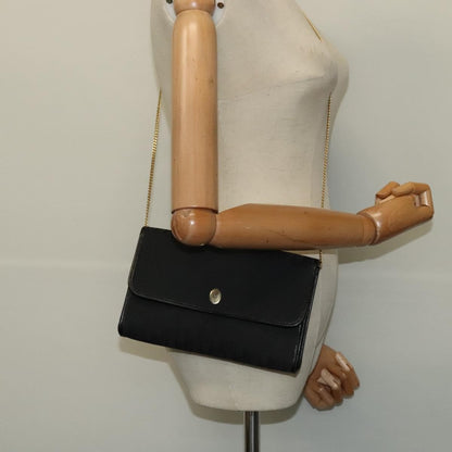 Christian Dior Vintage Trotter Flap Canvas, Black, Canvas, Shoulder Bag