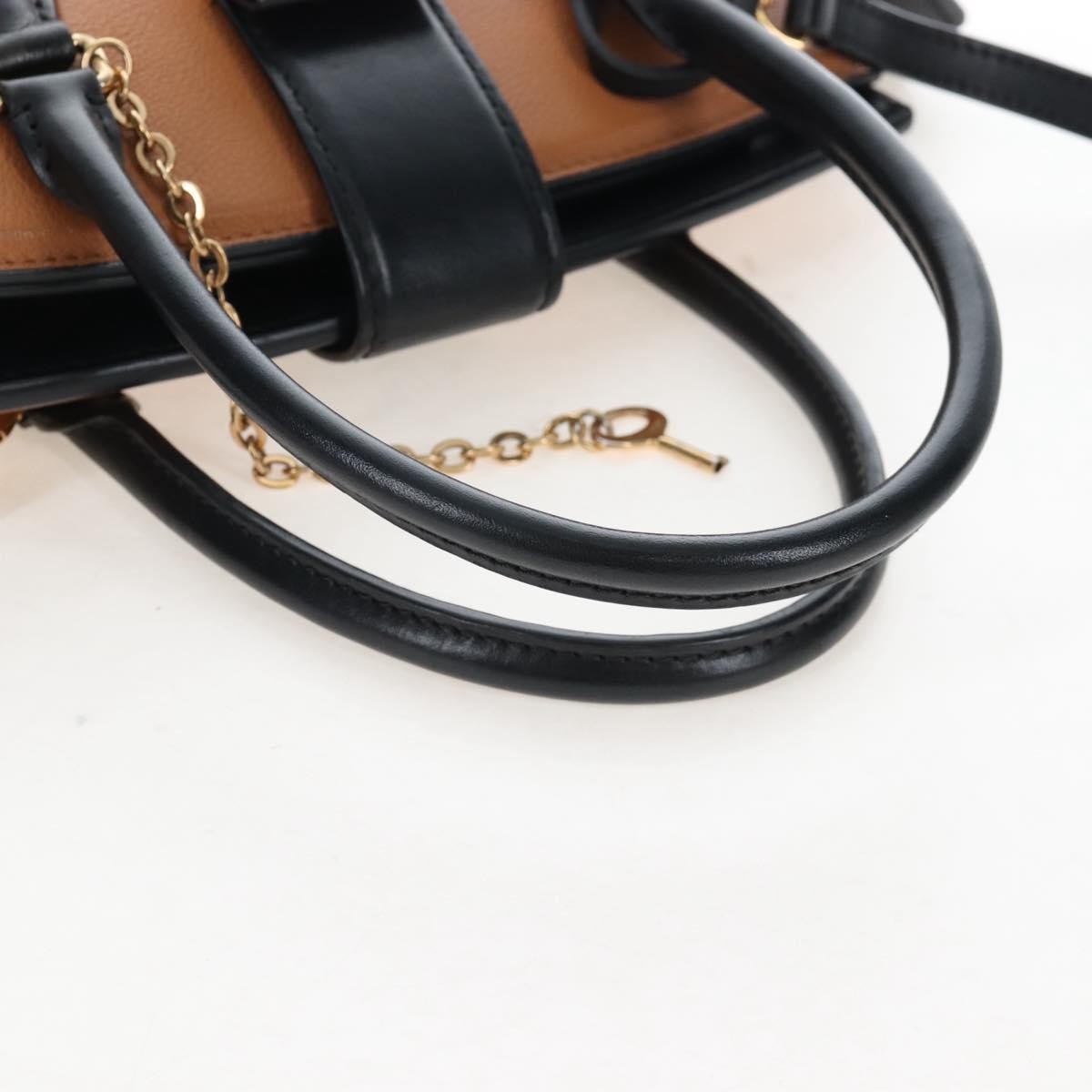 Louis Vuitton Cour Marly Leather with Studded Detail, Beige, Leather, Handbag