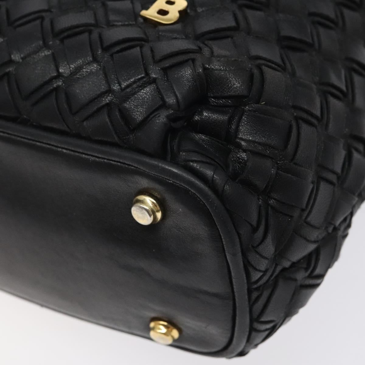 Bally Vintage Quilted leather, Black, Leather, Shoulder Bag