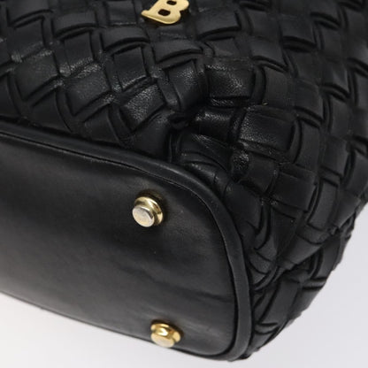Bally Vintage Quilted leather, Black, Leather, Shoulder Bag