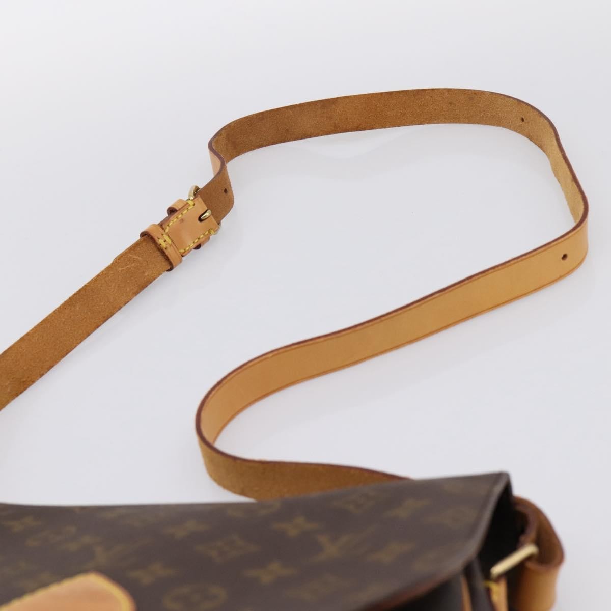 Louis Vuitton Cartouchiere Monogram, Brown, Canvas, Shoulder Bag