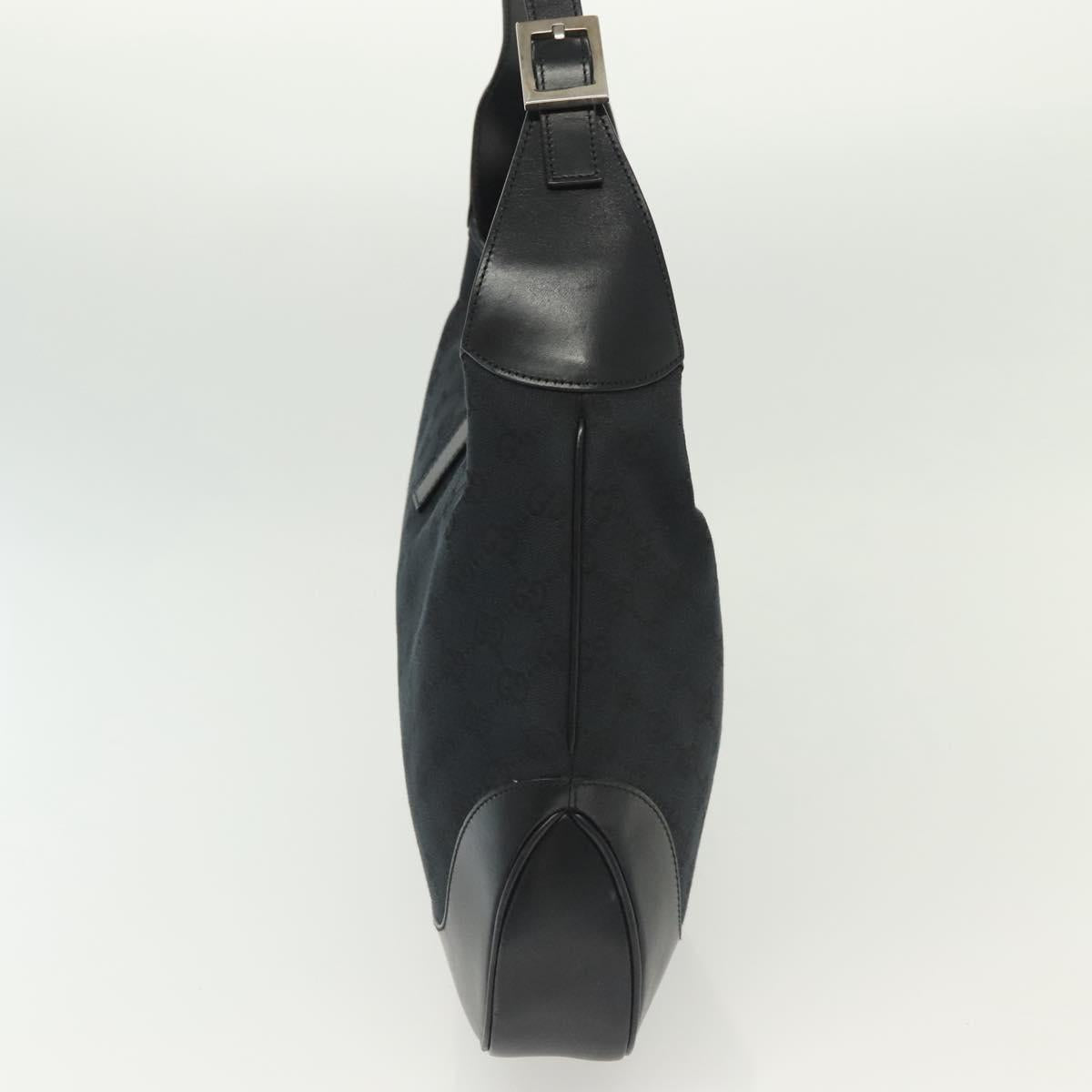 Gucci Jackie Original Shoulder Bag Diamante Coated Canvas, BLACK, CANVAS, Shoulder bag