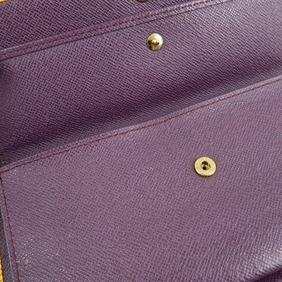 Louis Vuitton Porte Tresor International Epi Leather, Yellow, Leather, Wallet