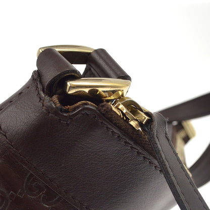 Gucci D Ring Messenger Guccissima Leather, Brown, Leather, Shoulder Bag