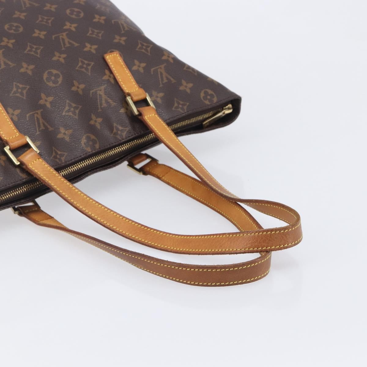 Louis Vuitton Cabas Mezzo Monogram Canvas, Brown, Canvas, Tote Bag