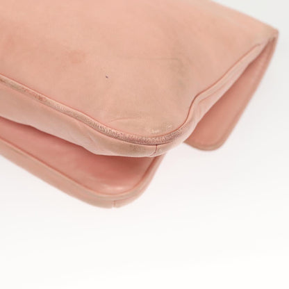 Chanel Chocolate Bar Mademoiselle Flap Bag Quilted Leather, PINK, LEATHER, Shoulder bag