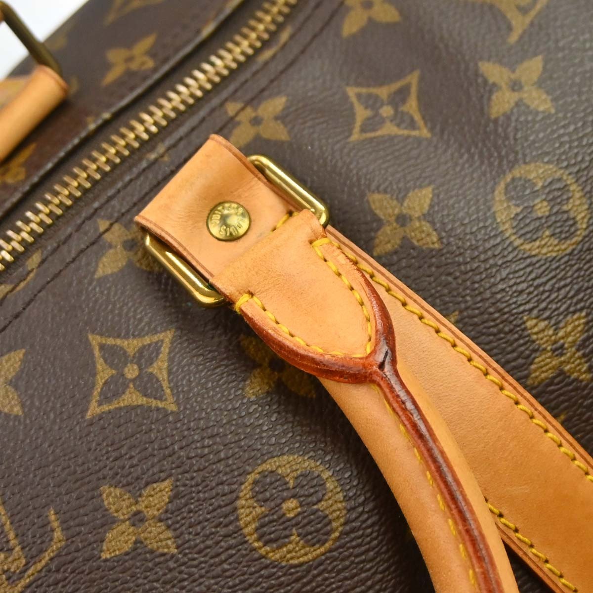 Louis Vuitton Keepall Monogram Canvas, Brown, Canvas, Travel Bag