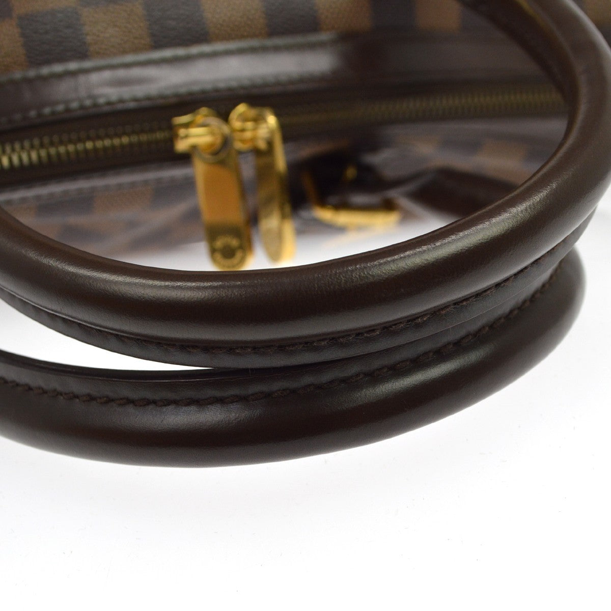 Louis Vuitton Berkeley Damier Ebene, Brown, Canvas, Handbag