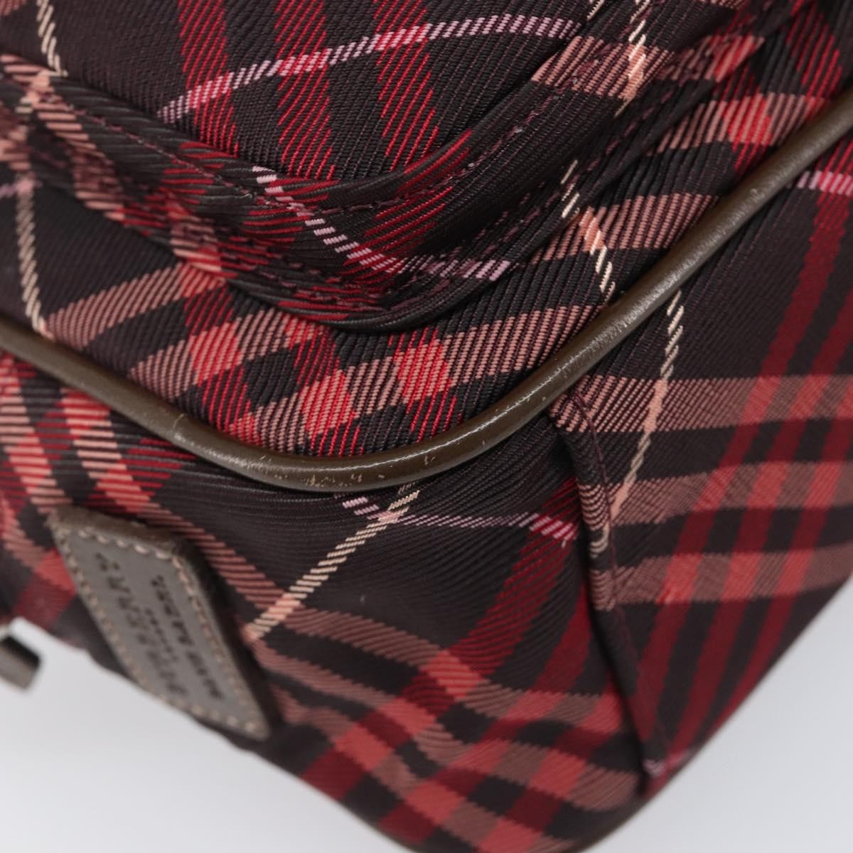 Burberry Nova Check Blue Label Nylon, Burgundy, Nylon, Shoulder Bag