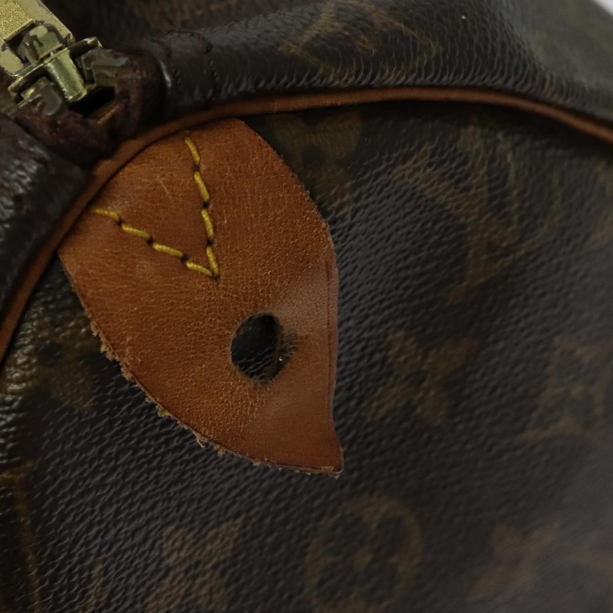 Louis Vuitton Speedy Handbag Monogram Canvas, BROWN, CANVAS, Handbag