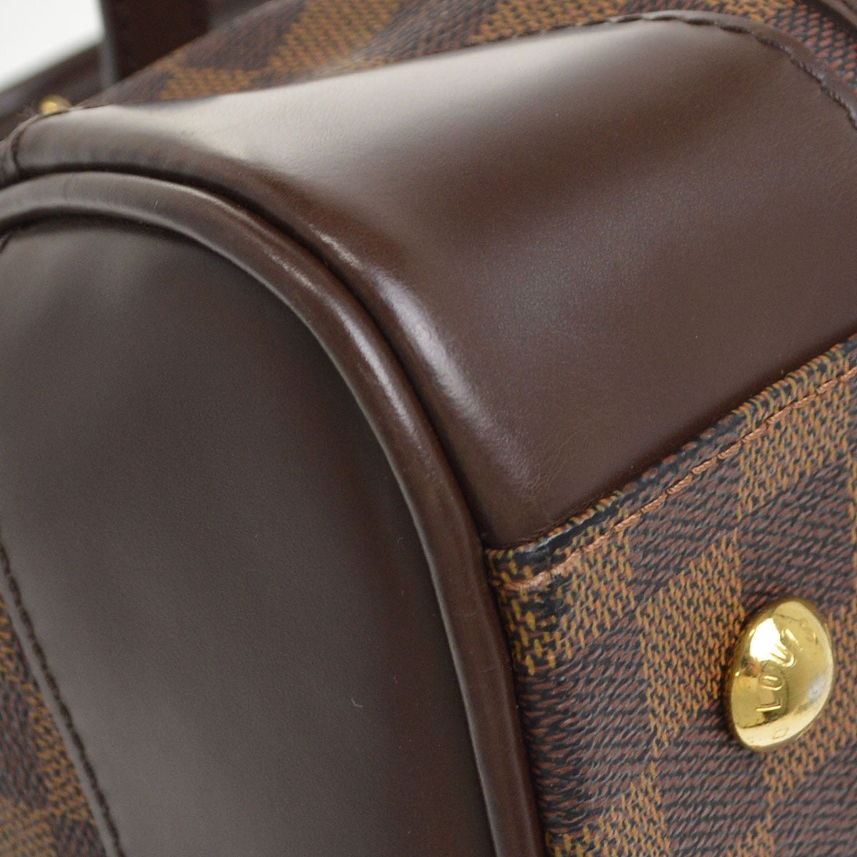 Louis Vuitton Berkeley Damier, Brown, Canvas, Handbag