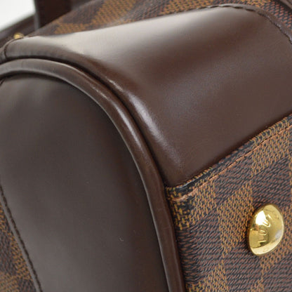 Louis Vuitton Berkeley Damier, Brown, Canvas, Handbag