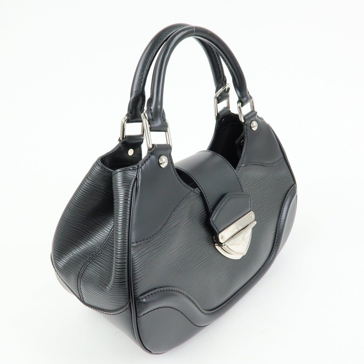 Louis Vuitton Montaigne Sac Epi Leather, Black, Leather, Handbag