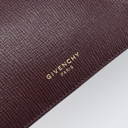 Givenchy Cross 3 Leather, Burgundy, Leather, Crossbody Bag