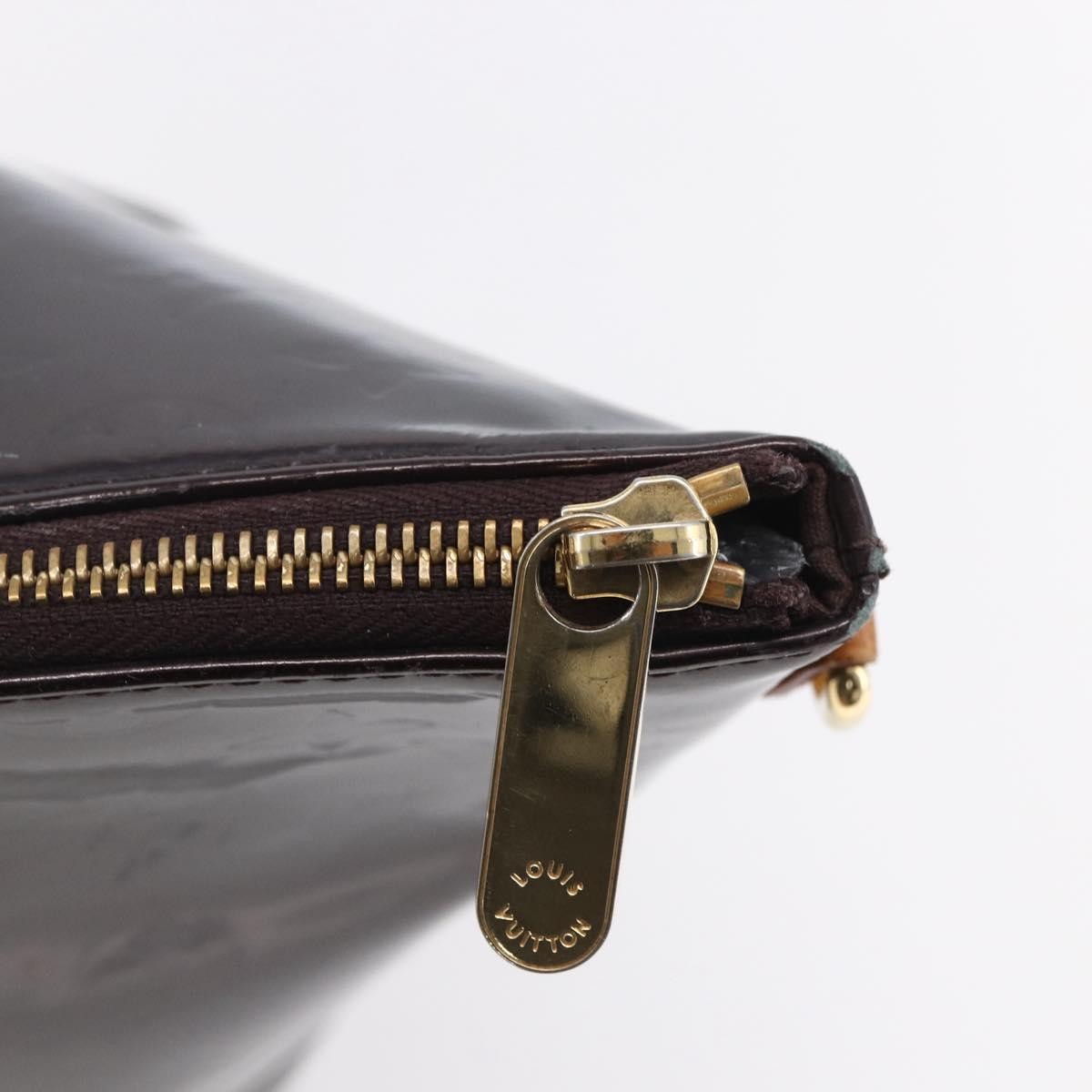 Louis Vuitton Bellevue Monogram Vernis, Burgundy, Patent Leather, Tote Bag