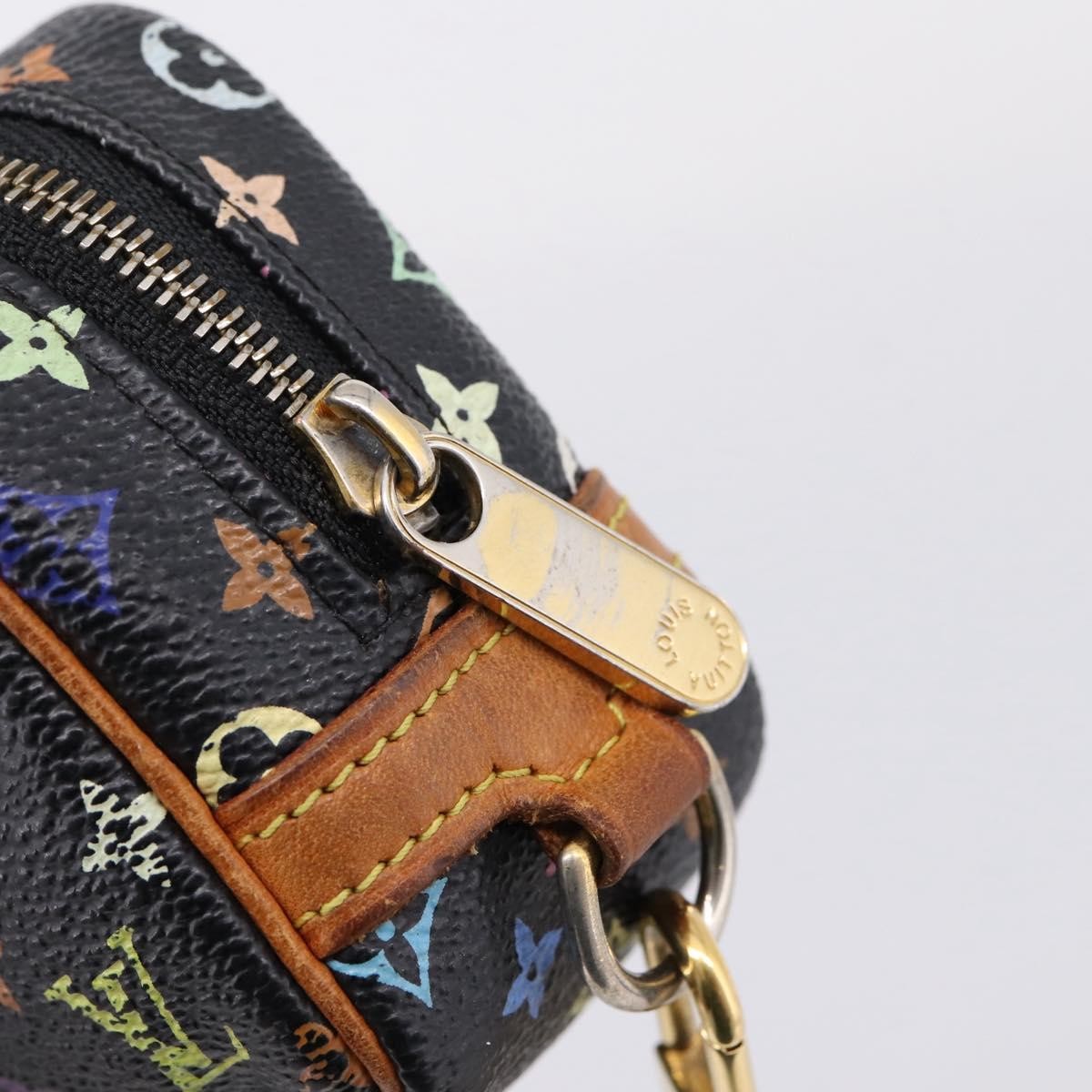 Louis Vuitton Wapity Trousse Monogram Multicolor, Black, Canvas, Clutch