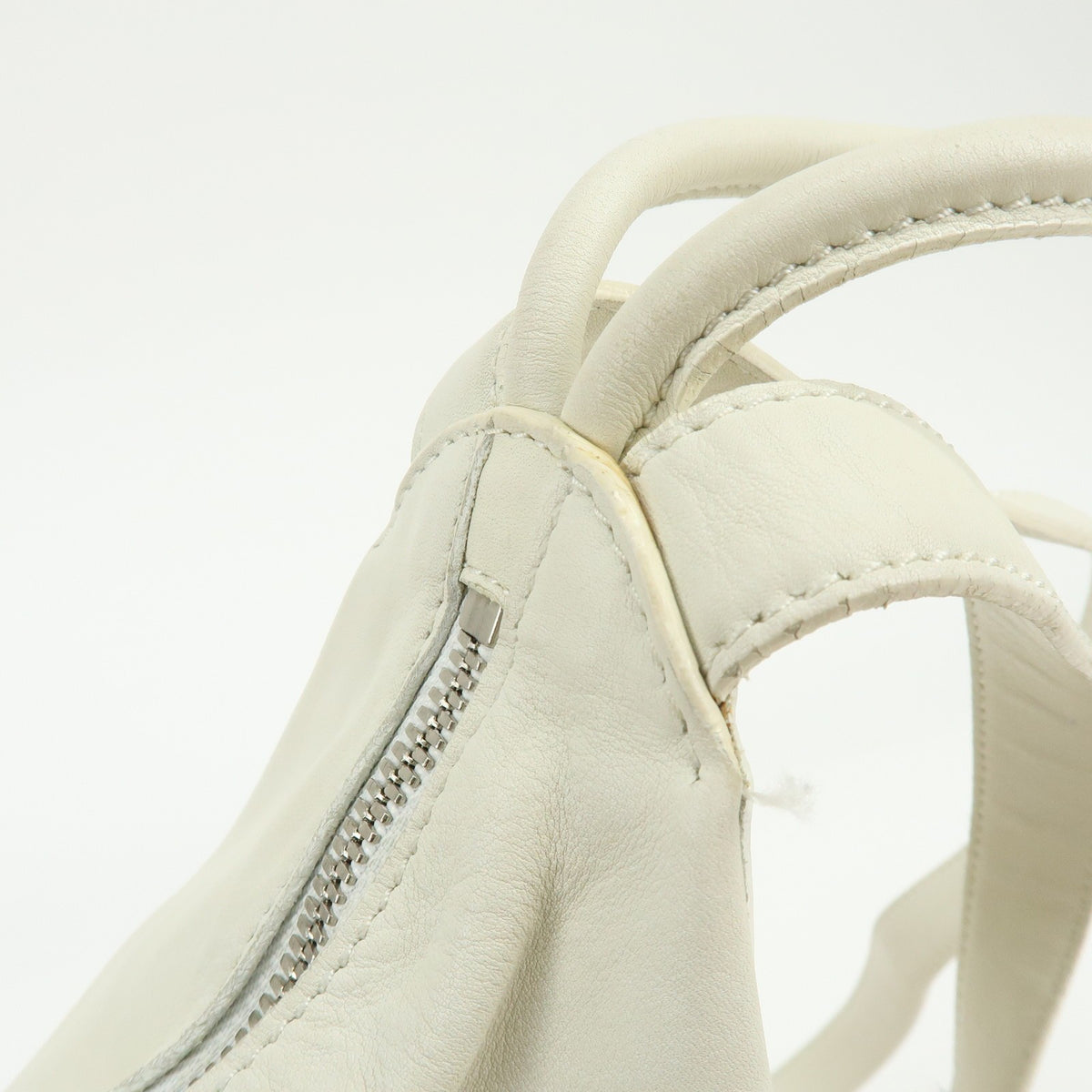 Loewe Anton Sling Leather, White, Leather, Handbag
