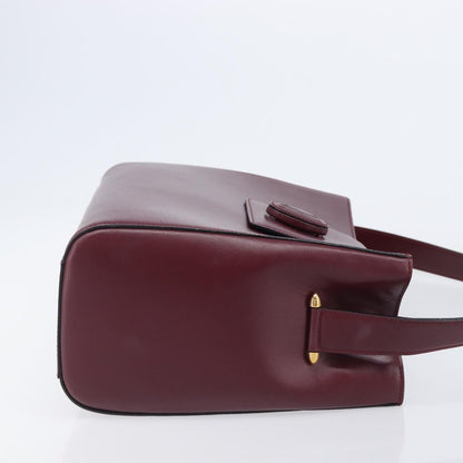 Cartier Must de cartier Leather, Burgundy, Leather, Shoulder Bag