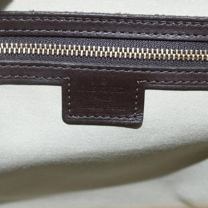 Louis Vuitton Josephine Mini Lin, Khaki, Canvas, Handbag