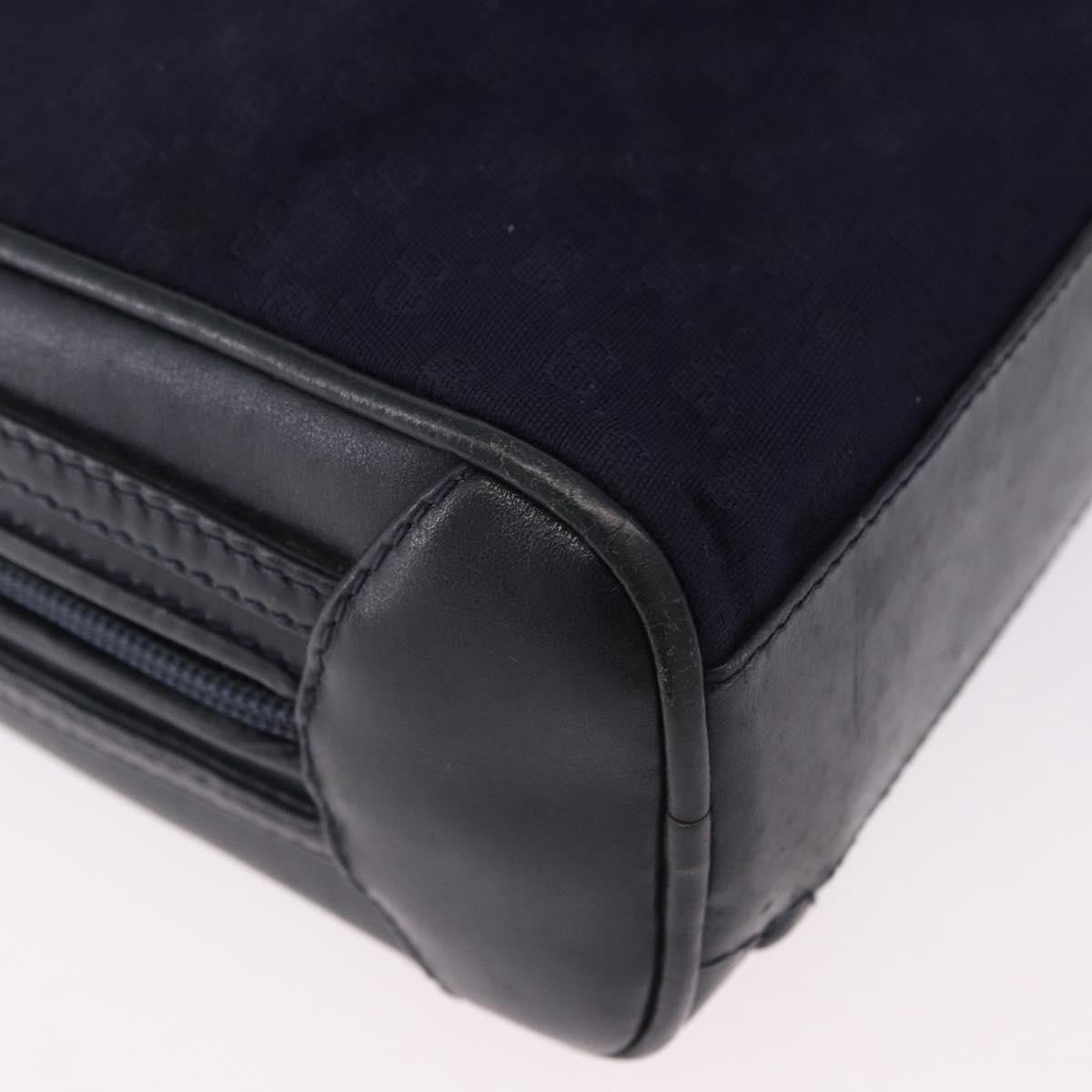 Gucci Micro GG Canvas Canvas, Navy, Canvas, Shoulder Bag