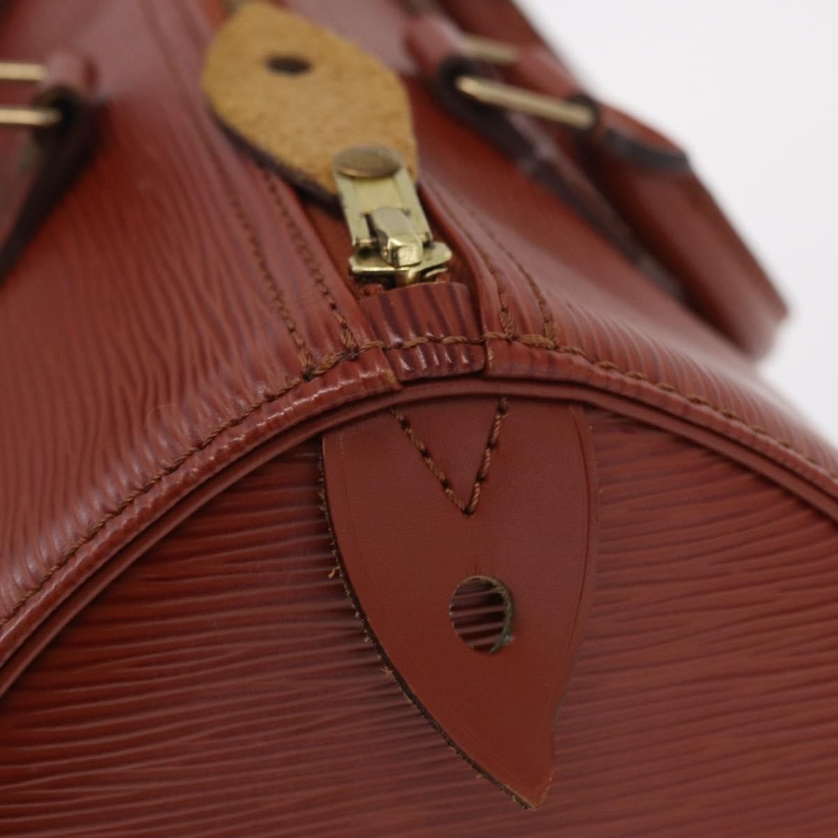 Louis Vuitton Speedy Epi Leather, Brown, Leather, Handbag
