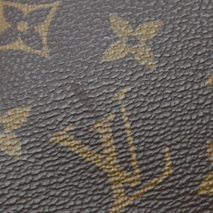 Louis Vuitton Pallas Monogram Canvas with Leather, Brown, Canvas, Tote Bag