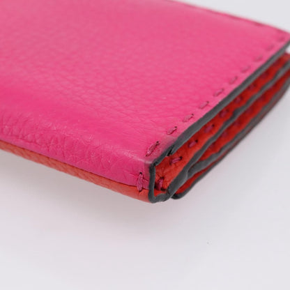 Fendi Selleria Peekaboo Leather, Pink, Leather, Wallet