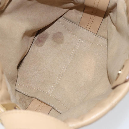 Givenchy GV Bucket Quilted Leather, Beige, Leather, Shoulder Bag