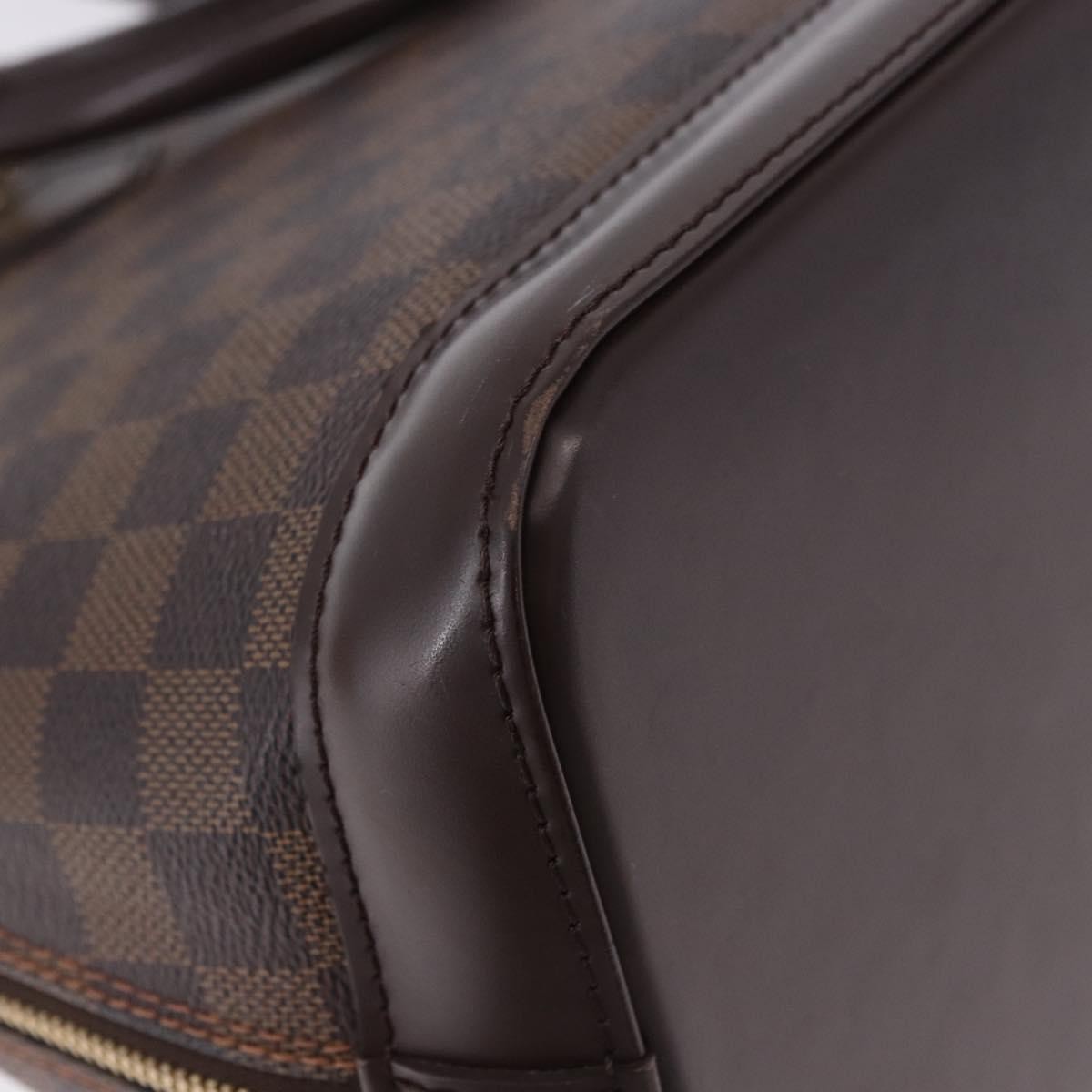 Louis Vuitton Alma Damier, Brown, Canvas, Handbag