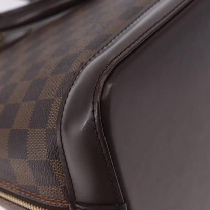 Louis Vuitton Alma Damier, Brown, Canvas, Handbag