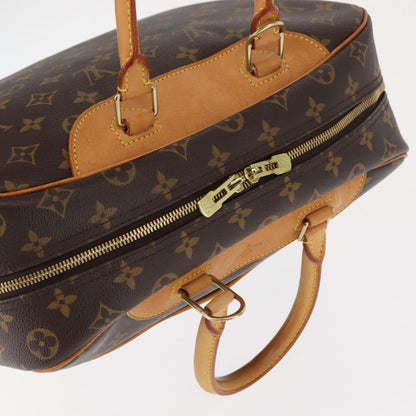 Louis Vuitton Deauville Handbag Monogram Canvas, BROWN, CANVAS, Handbag