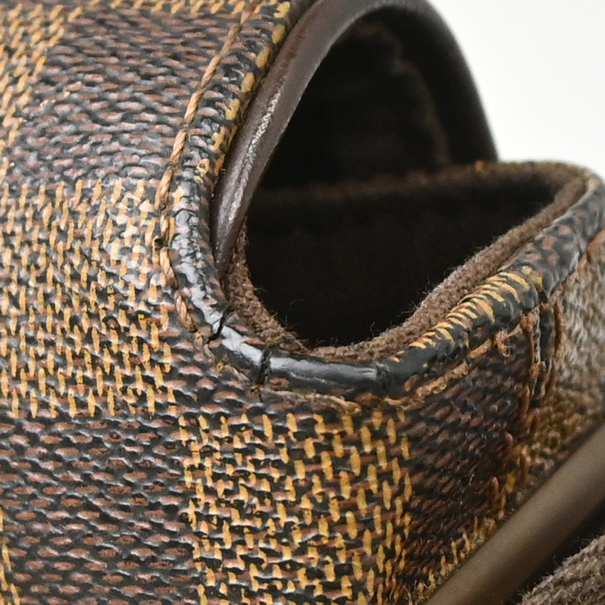 Louis Vuitton Brooklyn Damier Ebene, Brown, Canvas, Shoulder Bag