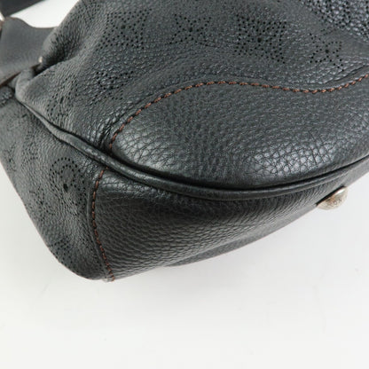 Louis Vuitton Solar Mahina Leather, Black, Leather, Handbag