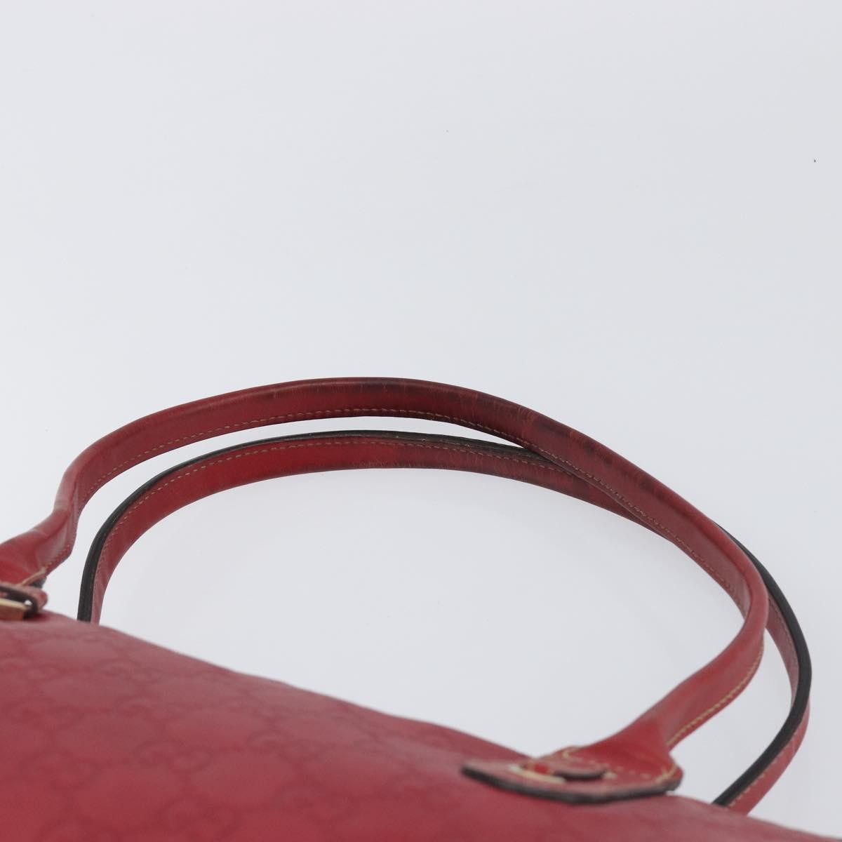 Gucci Princy Boston Guccissima Leather, Red, Leather, Handbag