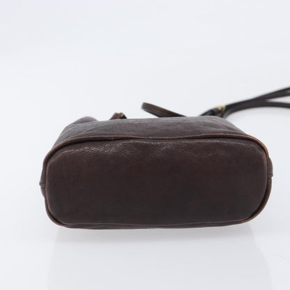 Miu Miu Aviator Bucket Leather, Brown, Leather, Handbag