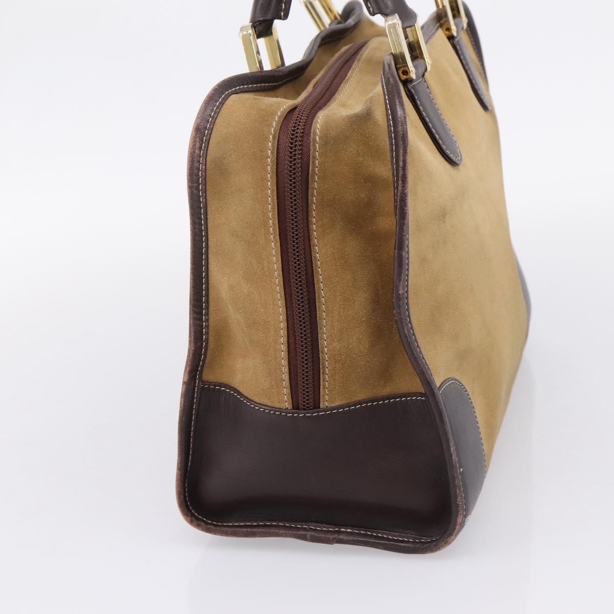 Loewe Amazona Suede, Beige, Suede, Handbag