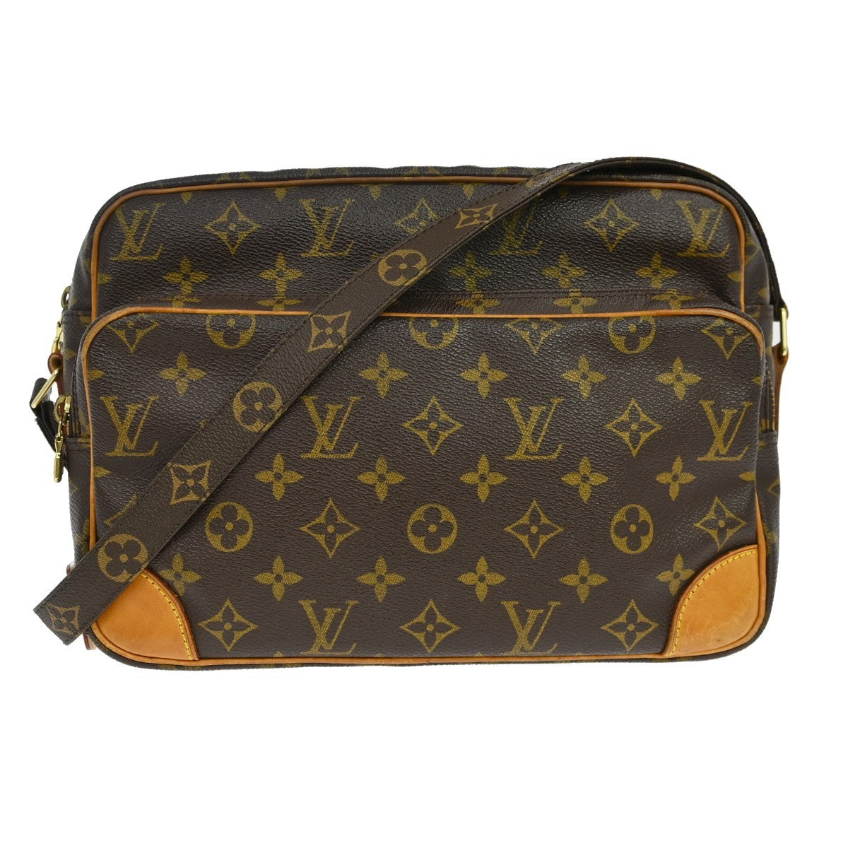 Louis Vuitton Nil Messenger Monogram Canvas, Brown, Canvas, Shoulder Bag