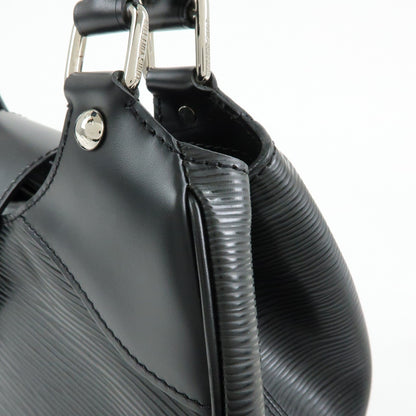 Louis Vuitton Montaigne Sac Epi Leather, Black, Leather, Handbag