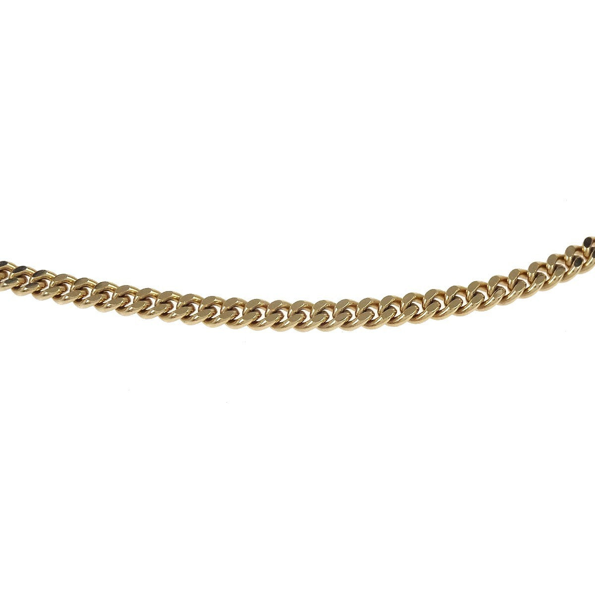 Christian Dior CD Chain Link Metal, Gold, Gold Plated, Necklace