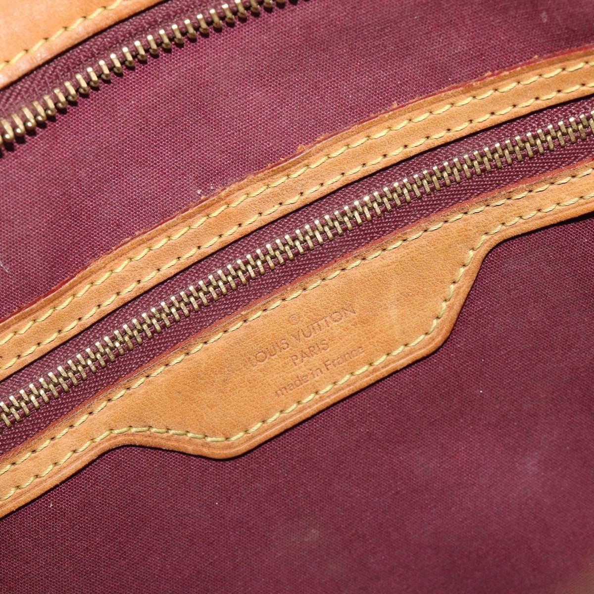 Louis Vuitton Brea Monogram Vernis, Burgundy, Patent Leather, Handbag