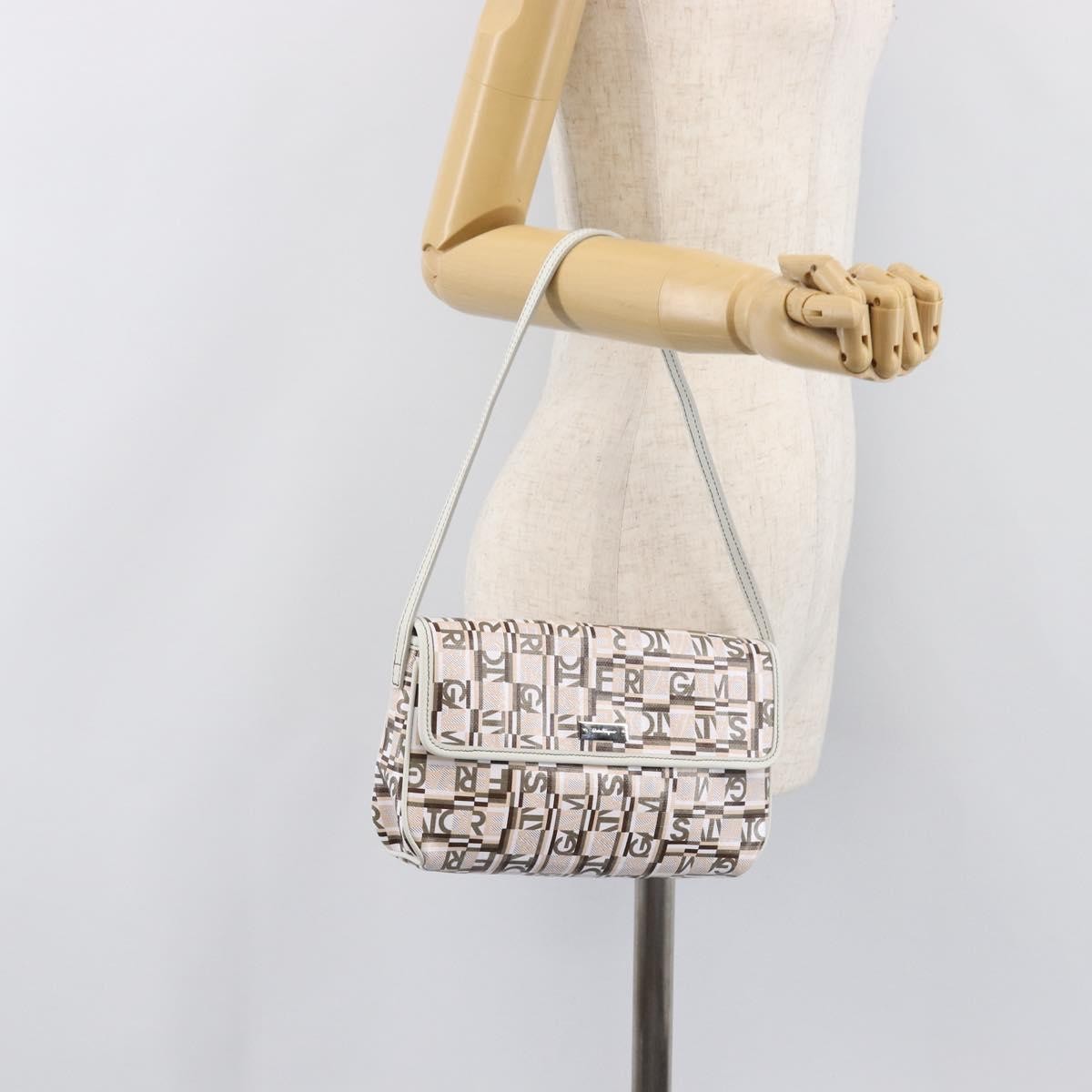 Salvatore Ferragamo Vintage clutch Canvas, Multicolour, Canvas, Clutch