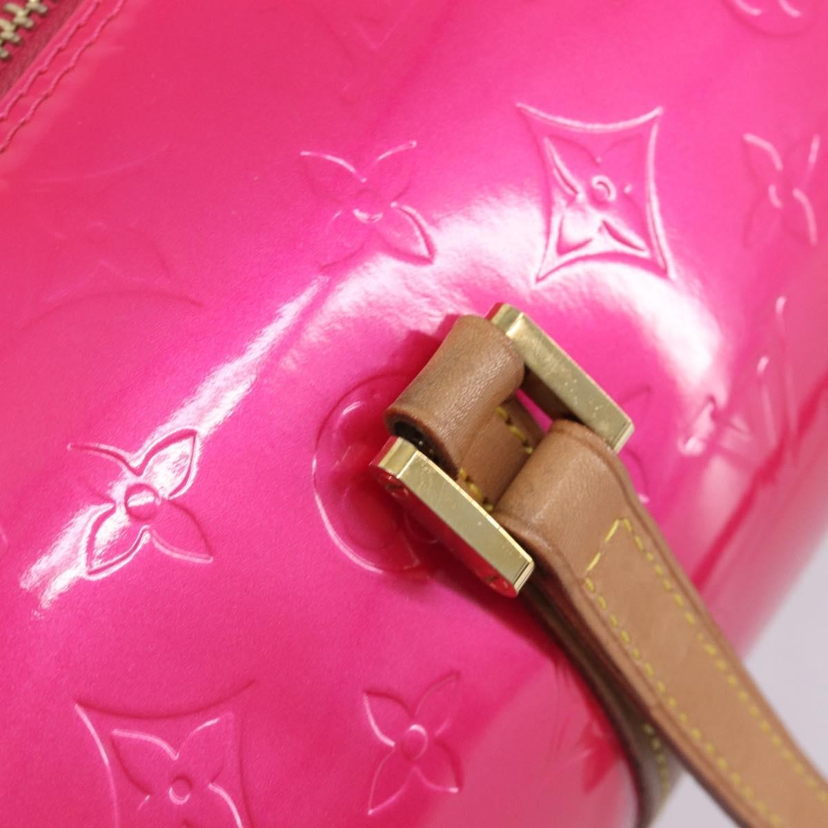 Louis Vuitton Bedford Monogram Vernis, Pink, Patent Leather, Handbag
