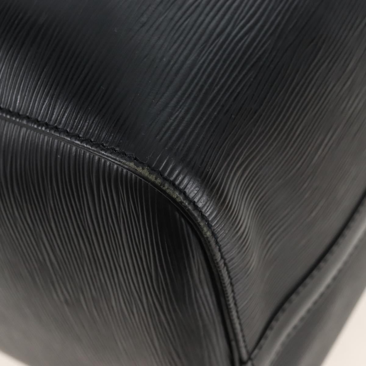 Louis Vuitton Keepall Epi Leather, Black, Leather, Travel Bag
