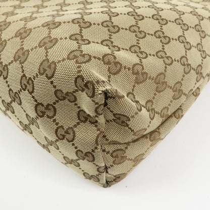 Gucci Web Strap Messenger GG Canvas, Beige, Canvas, Handbag