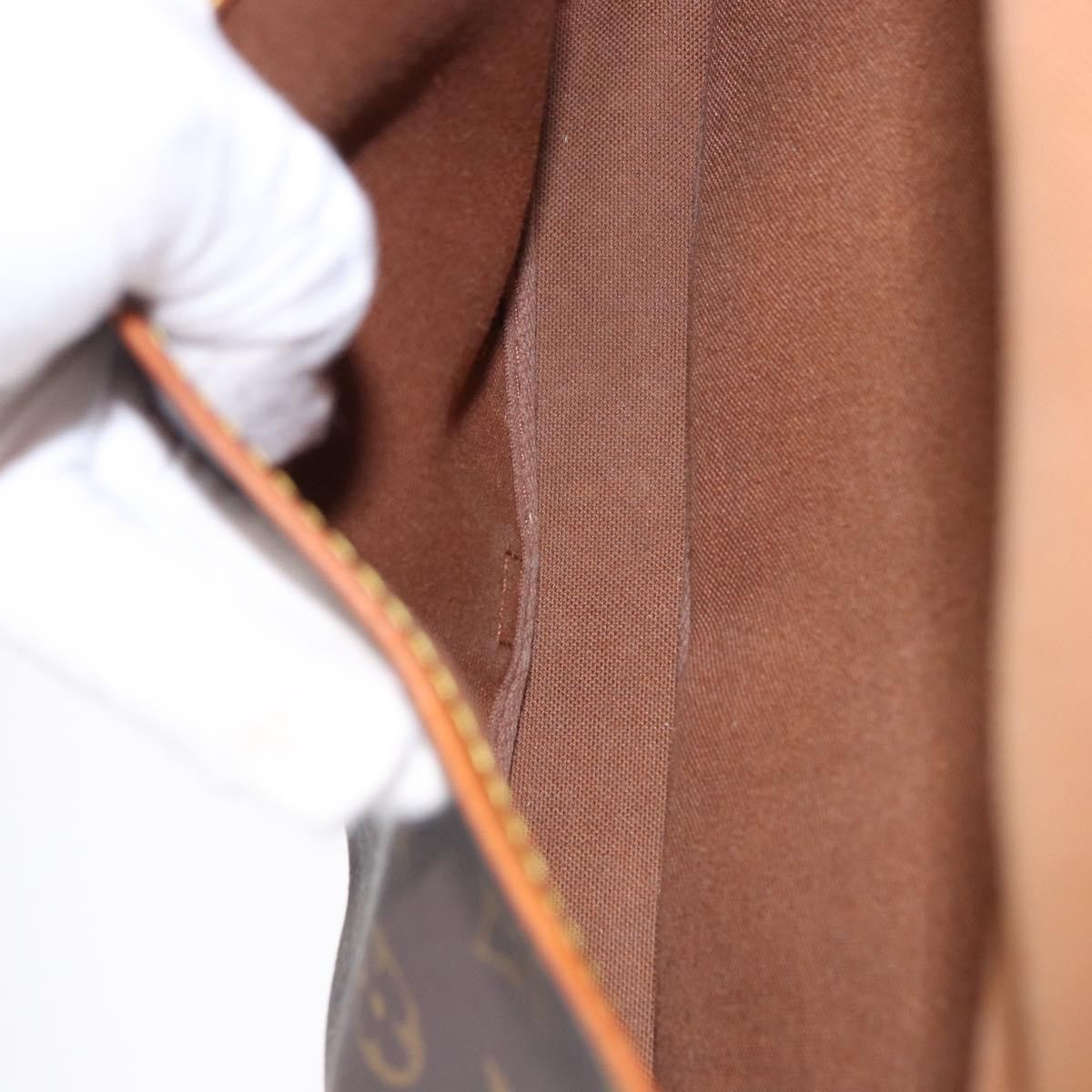Louis Vuitton Saumur Canvas, Brown, Canvas, Shoulder Bag